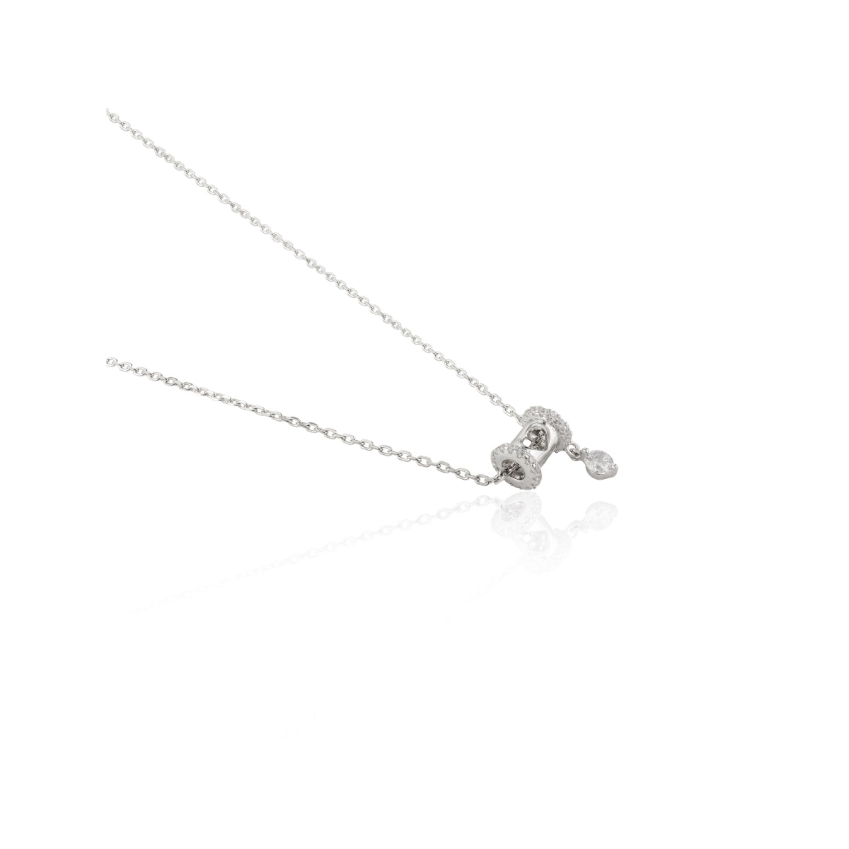 Dainty Pendant Silver Necklace