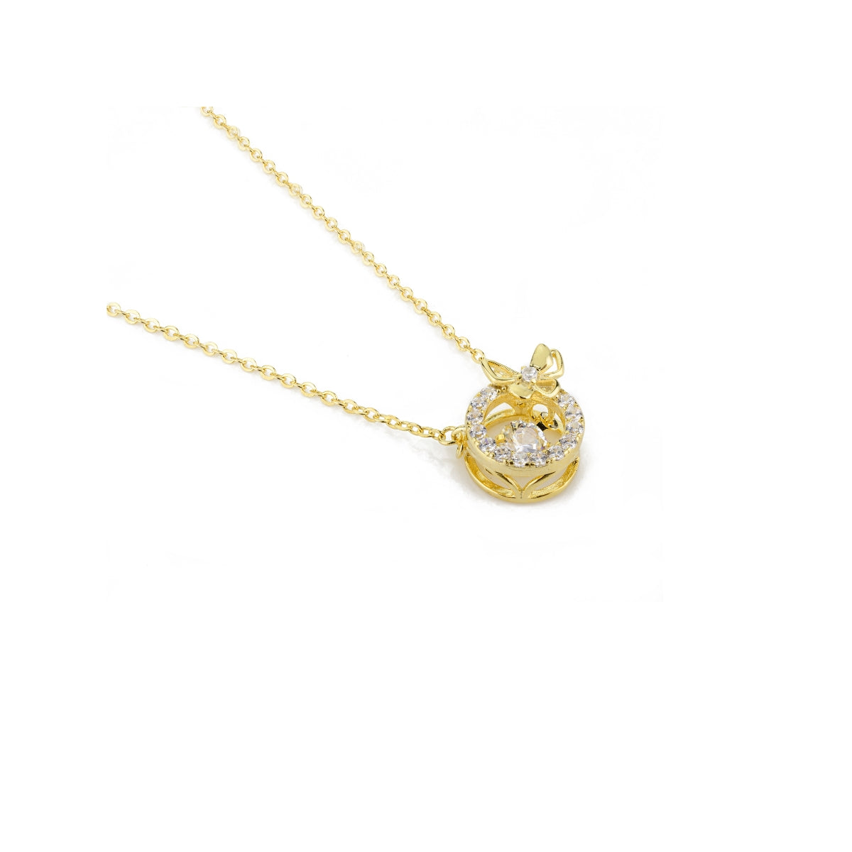 Hall of Fame Circle Pendant Necklace