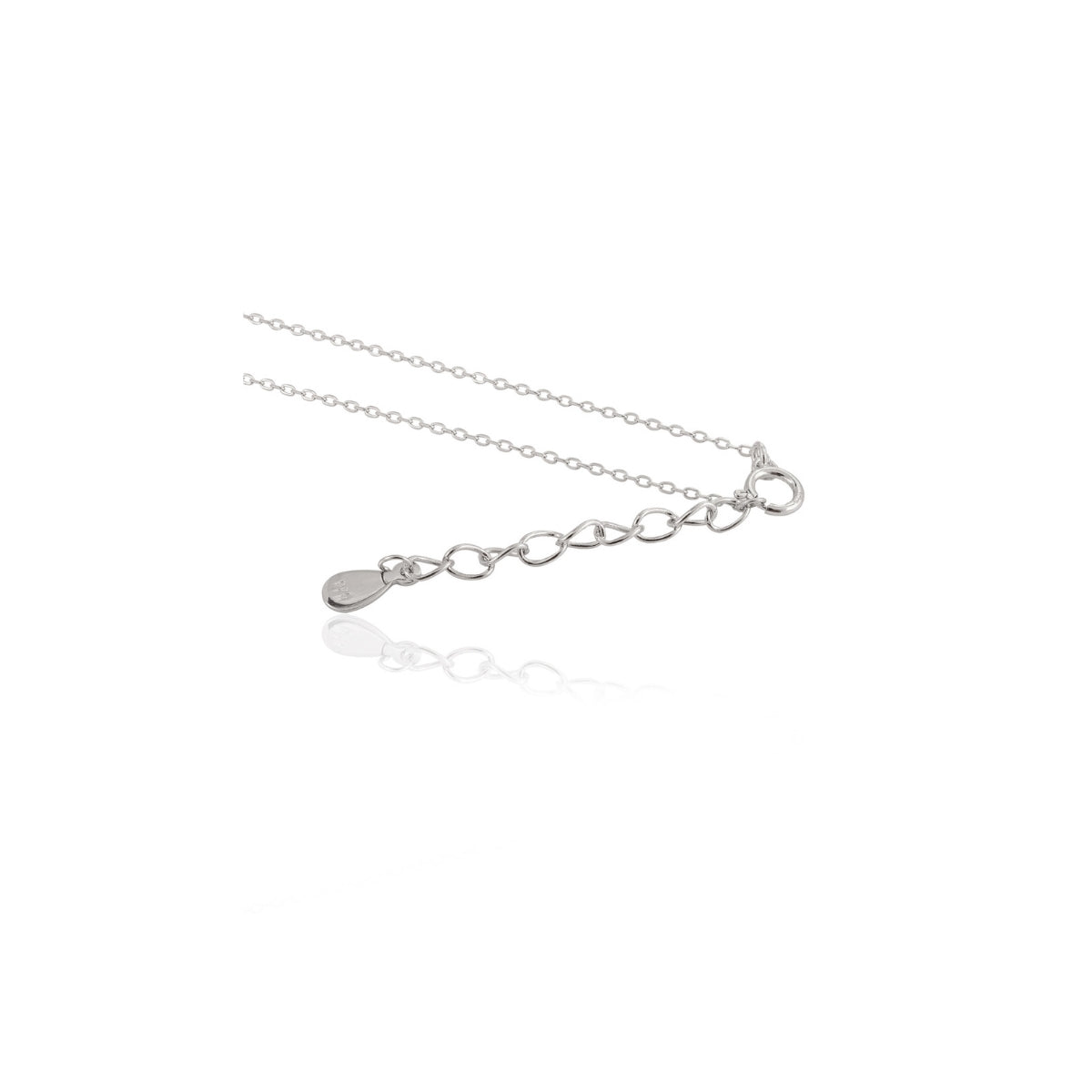 925 Silver Dainty Necklace with Unique Bean Cashew Pendant