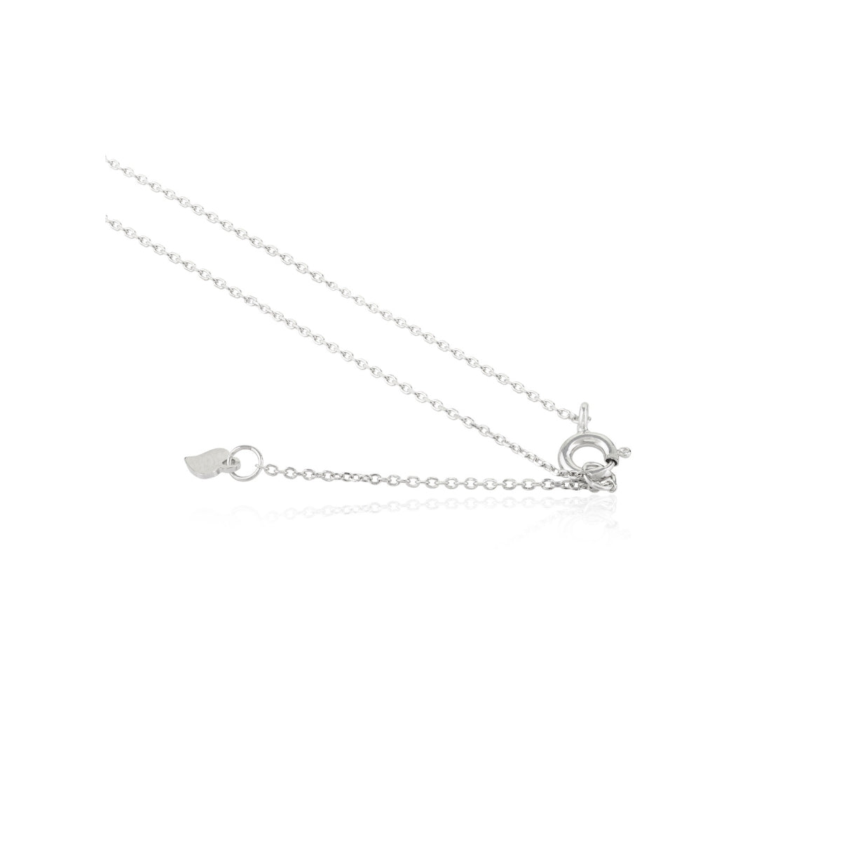 925 Silver Emerald Green CZ Diamond Pendant Charm Necklace
