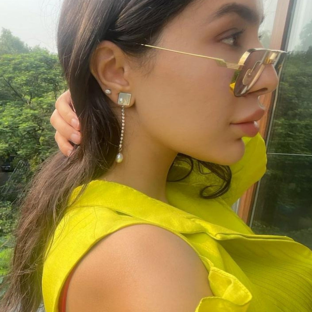 925 Silver Pearl Drop Earrings