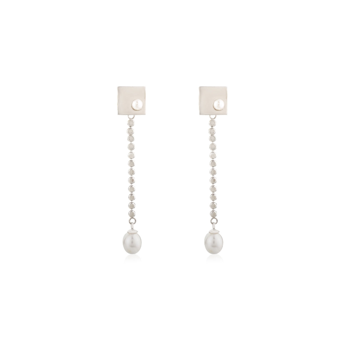 925 Silver Pearl Drop Earrings