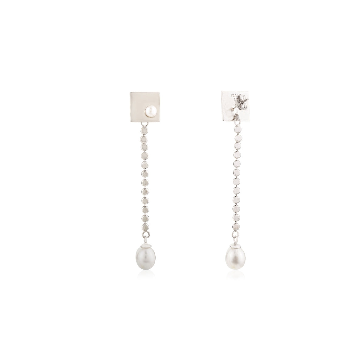 925 Silver Pearl Drop Earrings