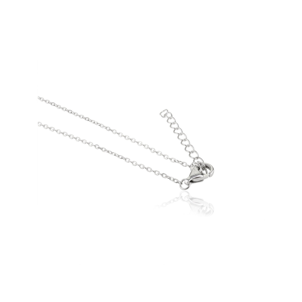 925 Silver Round Cz Halo Diamond Necklace for Women