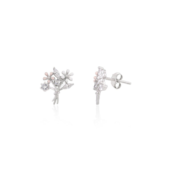 925 Silver Tree of Life Dainty Stud Earrings