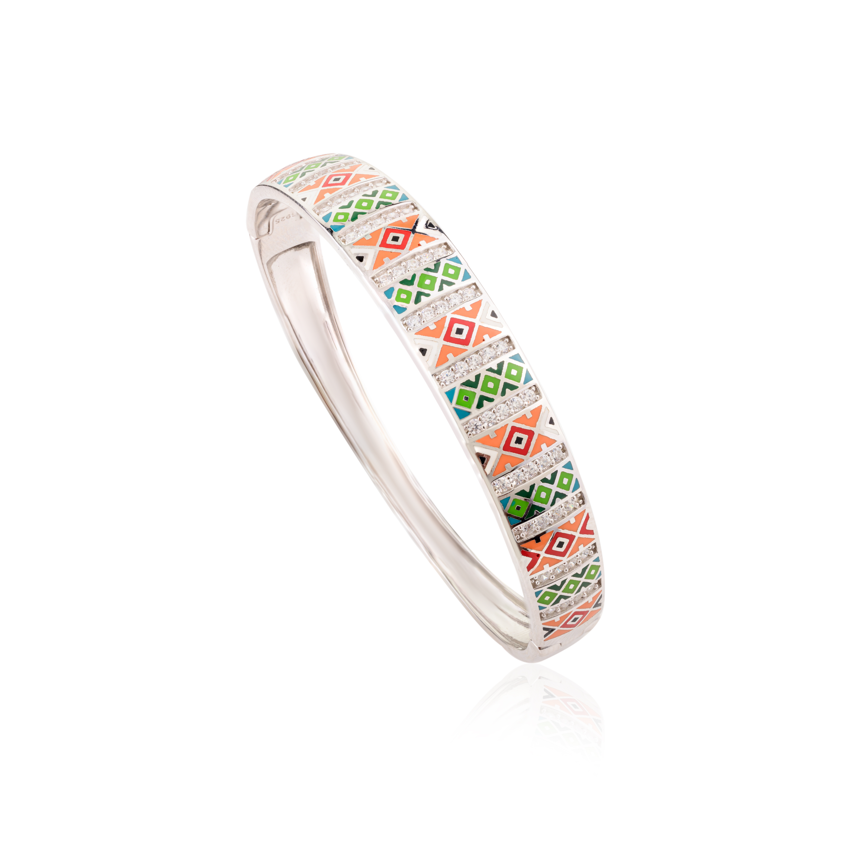 Antique 925 Silver Bangle for Women