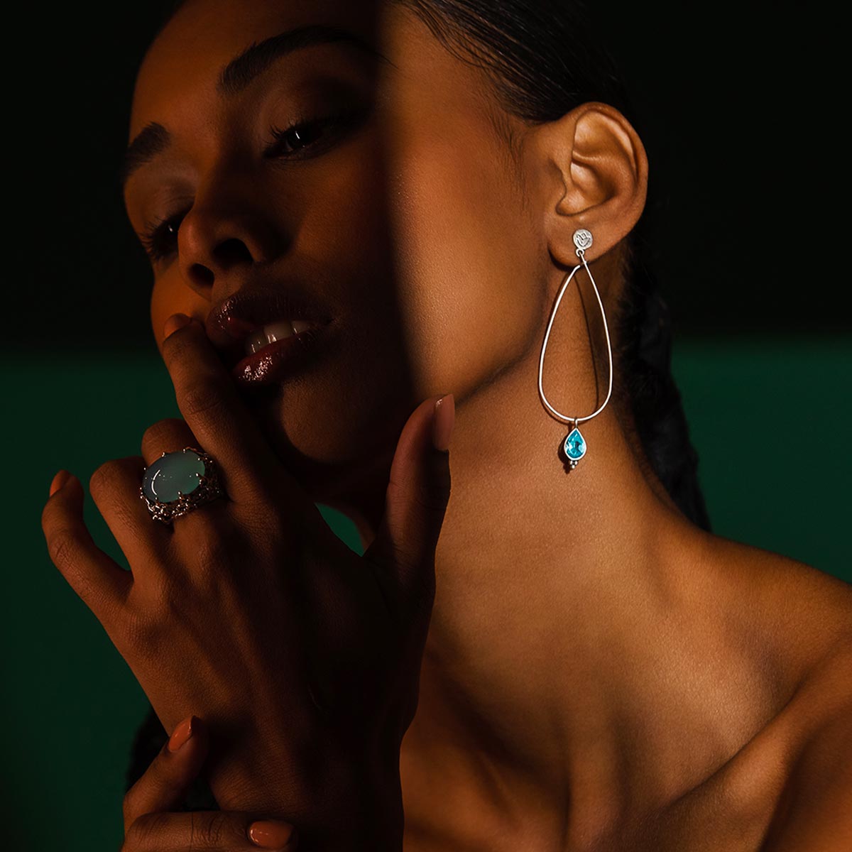 Blue Stone Drops