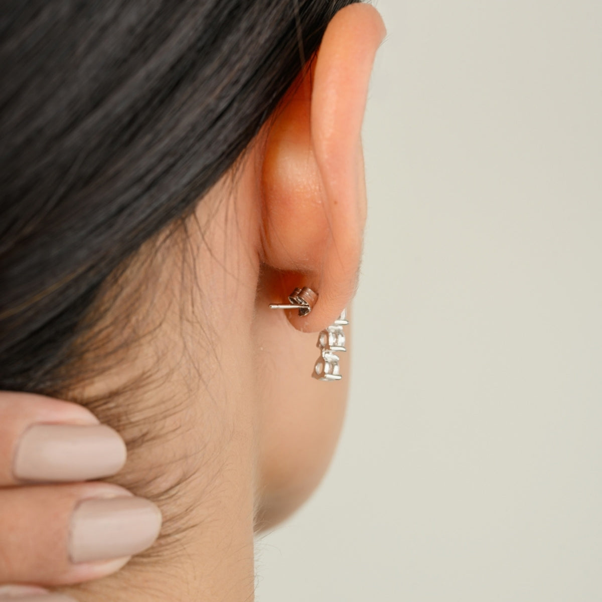Double Layered Cz Diamonds Jewelry Set