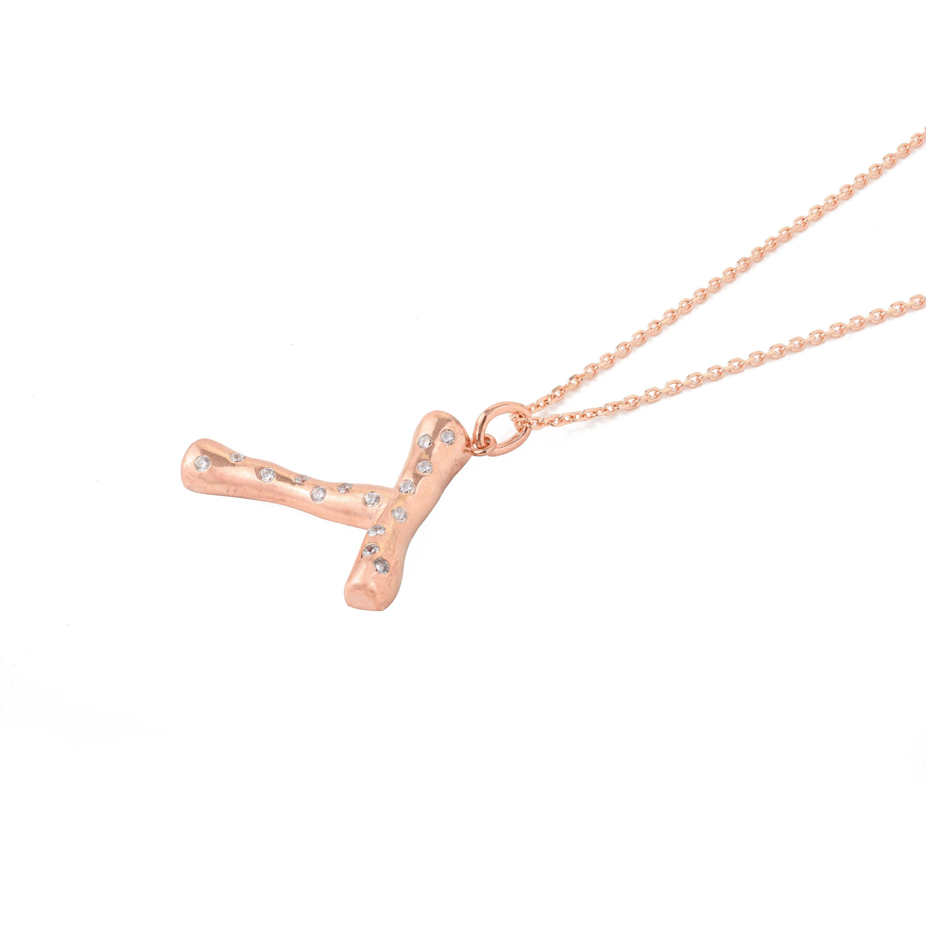 T Letter Alphabet Silver Necklace