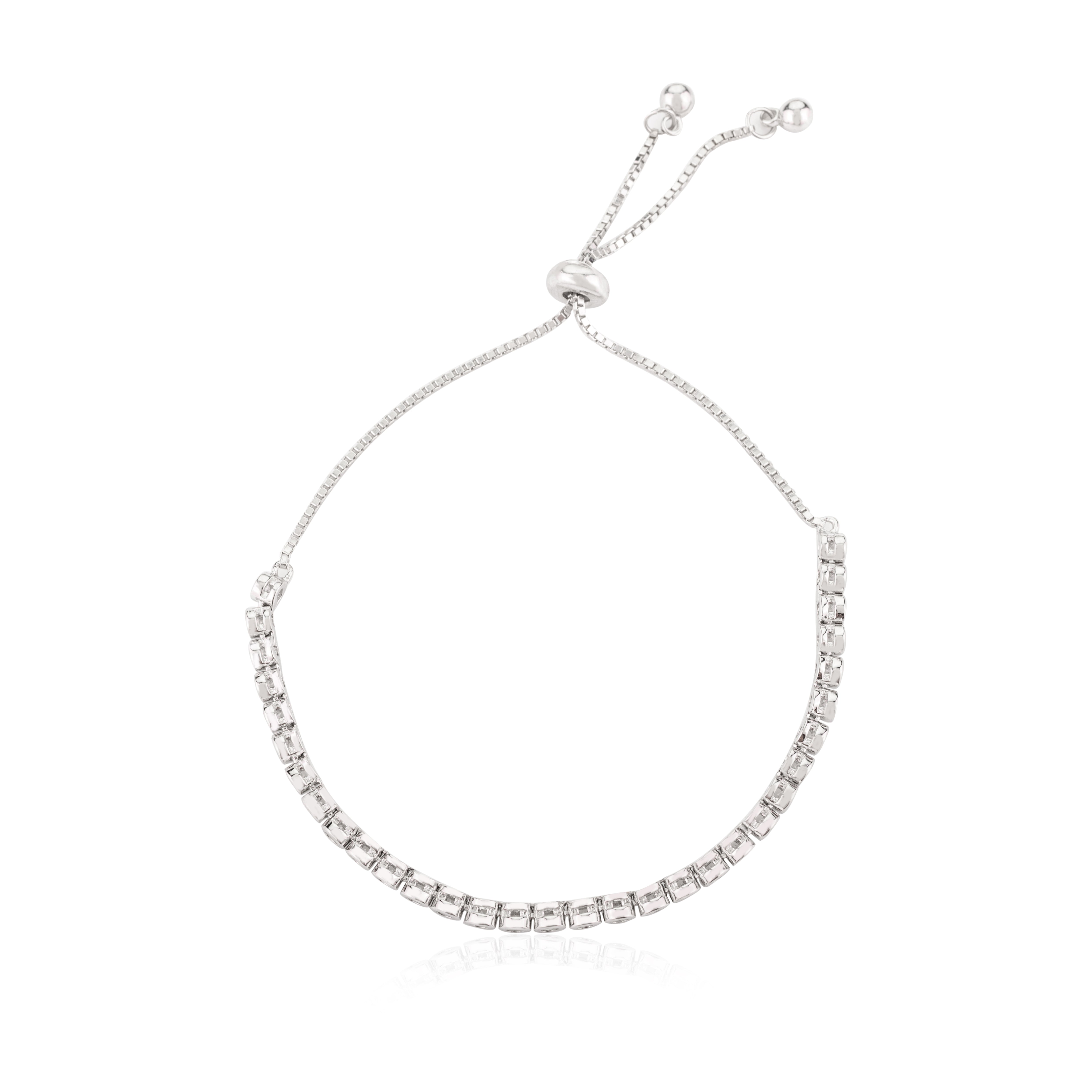 Dazzling CZ Diamond Bezel Settings Bracelet for Women