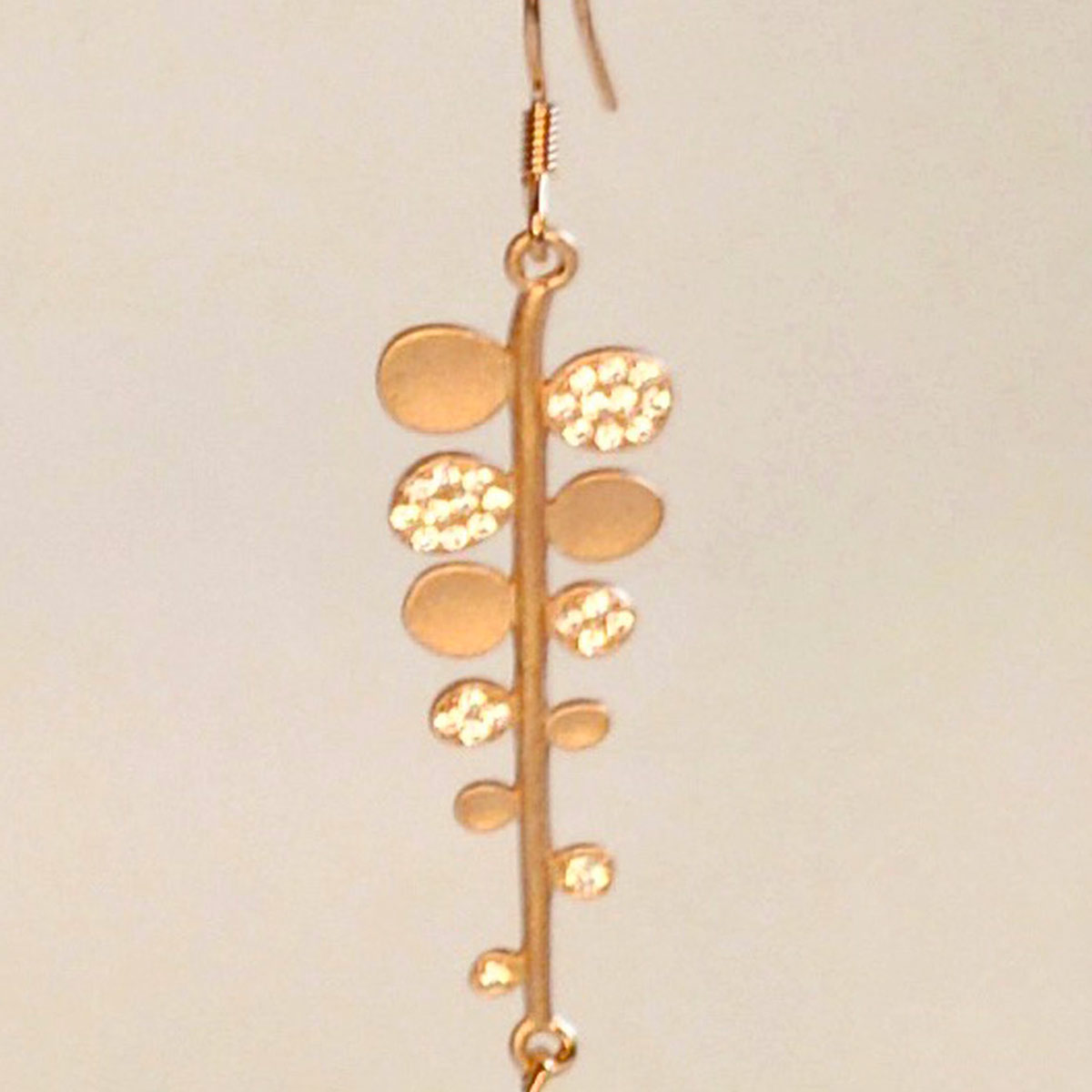 Gold Leaf Pendant Set