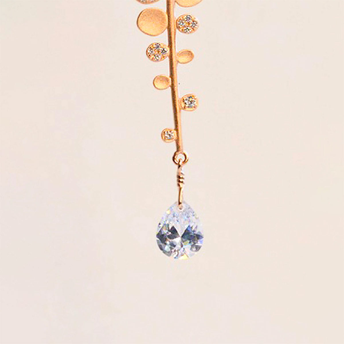 Gold Leaf Pendant Set