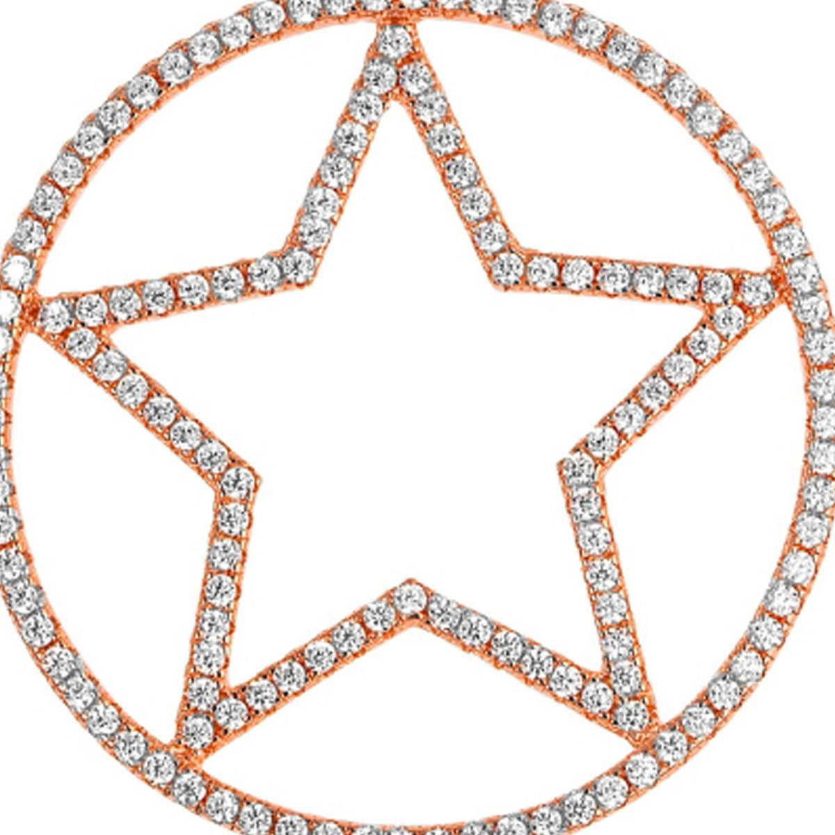 925 Silver Sparkling CZ Diamond Star Drop Earrings