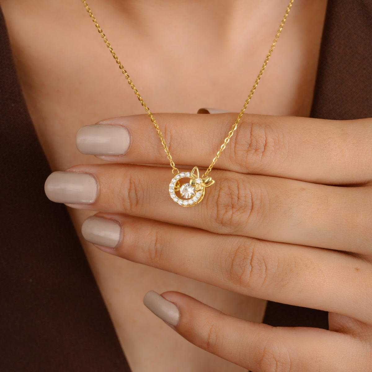 Hall of Fame Circle Pendant Necklace