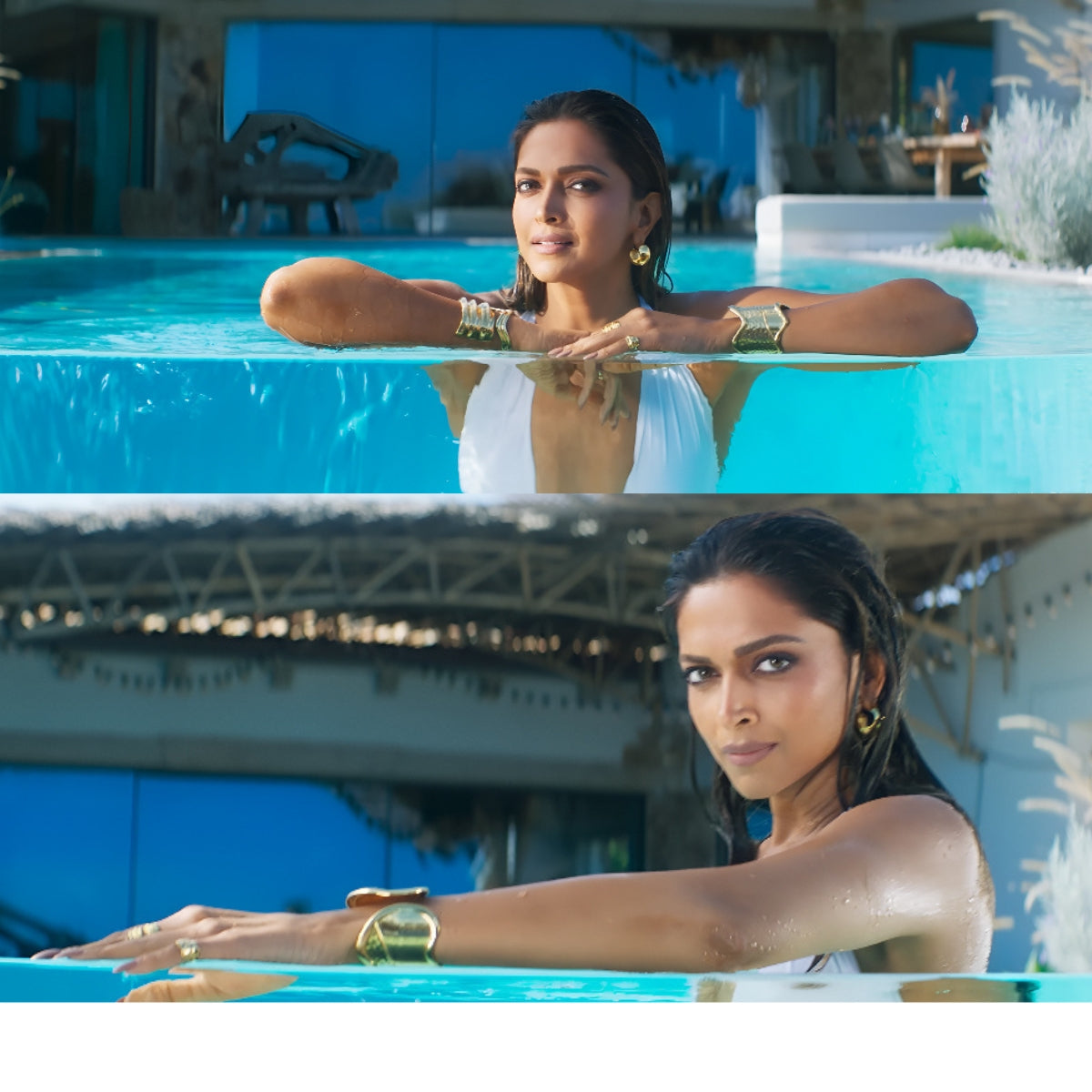 14k Gold Plated Adjustable Bangle for Women, Crafted in 925 Silver