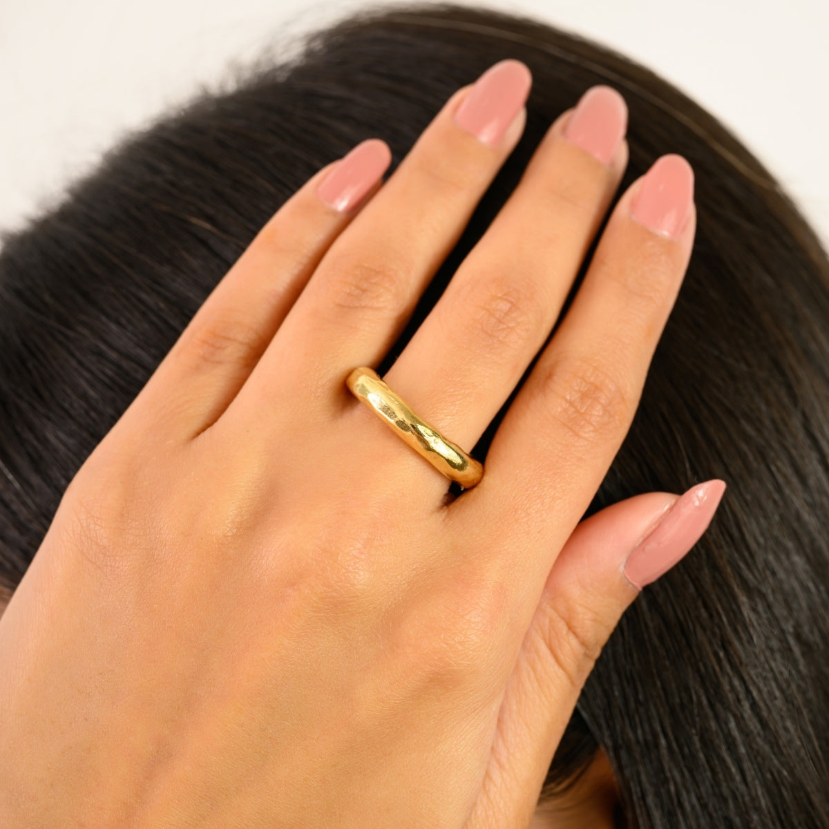 925 Sterling Silver Rose Gold Solid Antique Ring