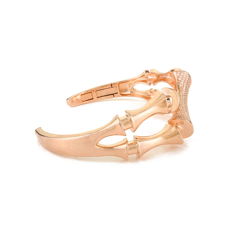 Rose Gold Cuff Bangle Bracelet
