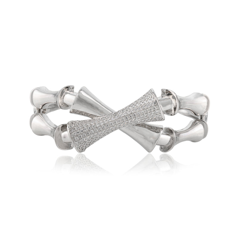 925 Silver Cuff Bangle Bracelet