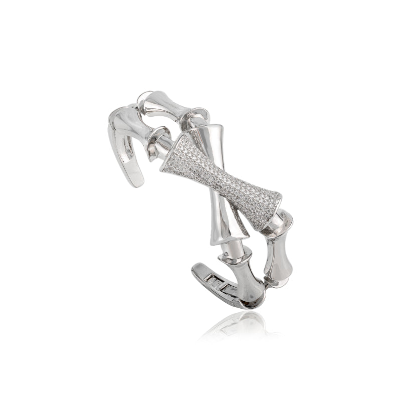 925 Silver Cuff Bangle Bracelet