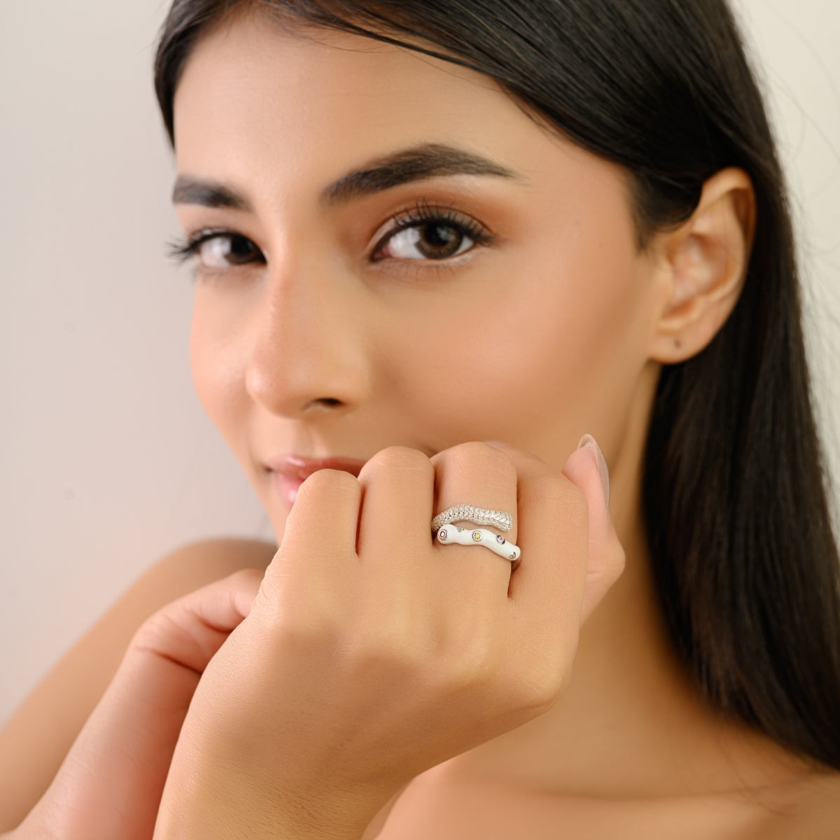 Charming Sterling Silver Stackable Ring