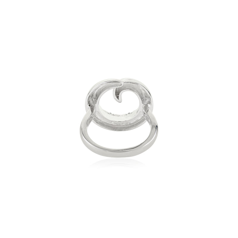 White CZ Studded Minimalist Ring for Daily and Party Wear
