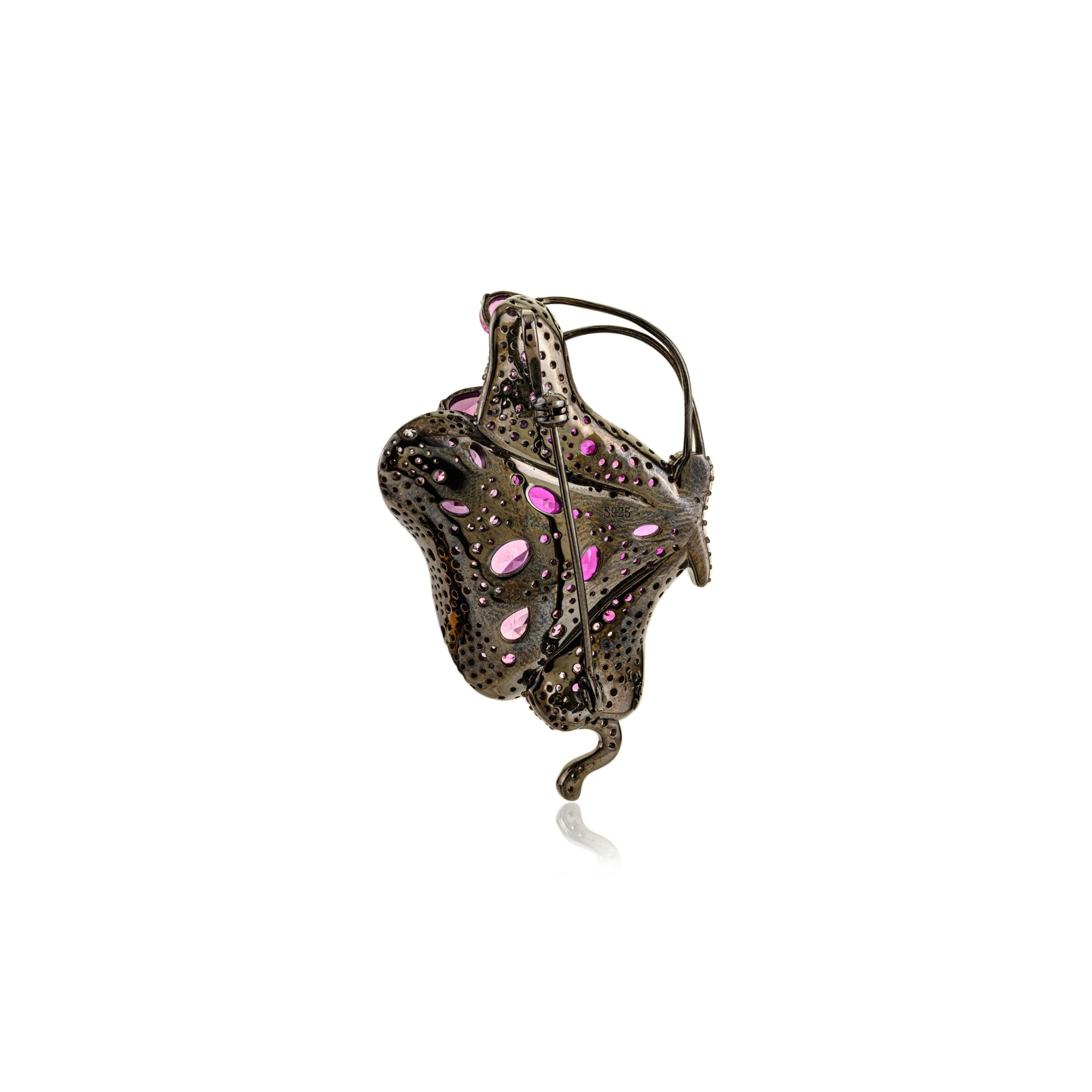Antique Butterfly Brooch in 925 Silver