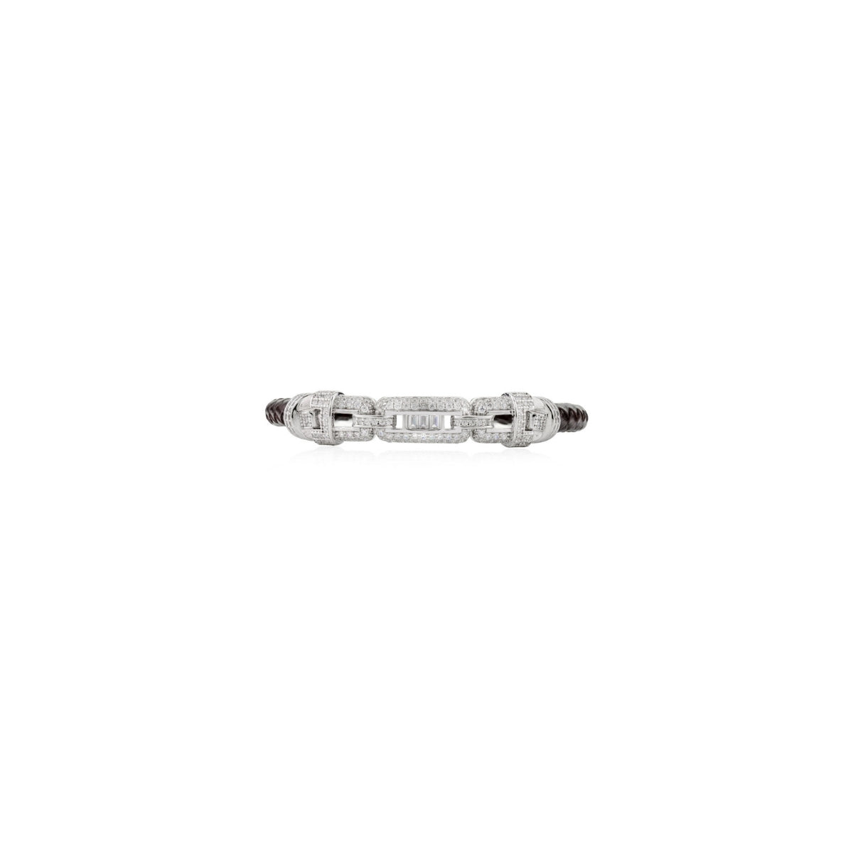 925 Silver Braided Bracelet for Men