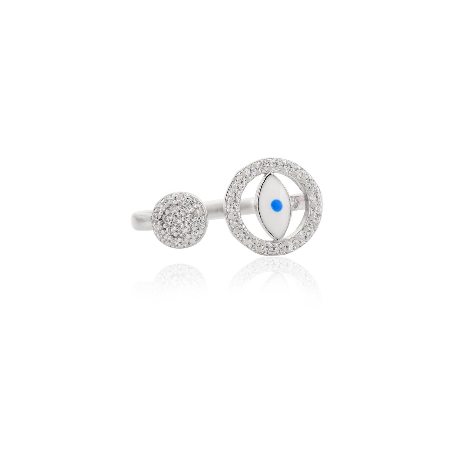Evil Eye Adjustable Ring