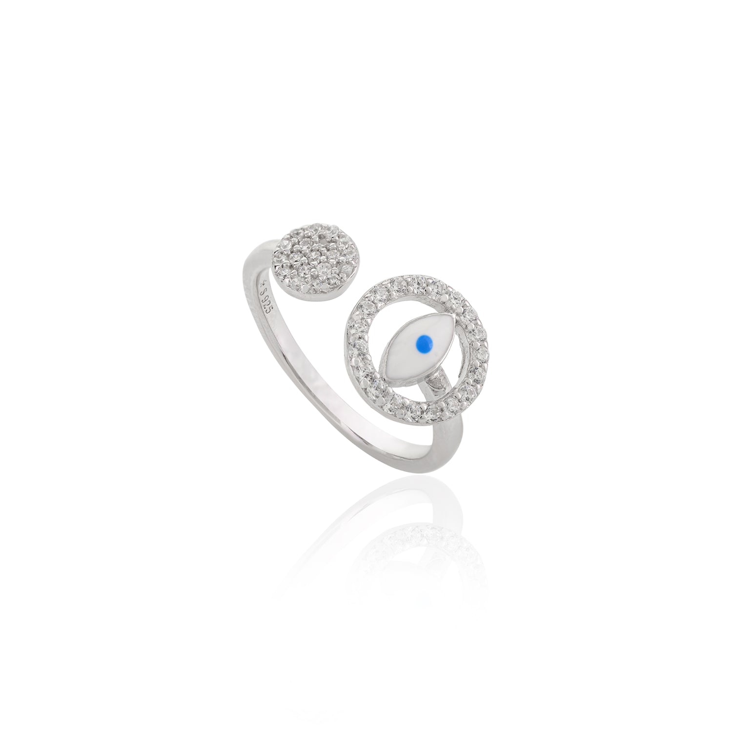 Evil Eye Adjustable Ring