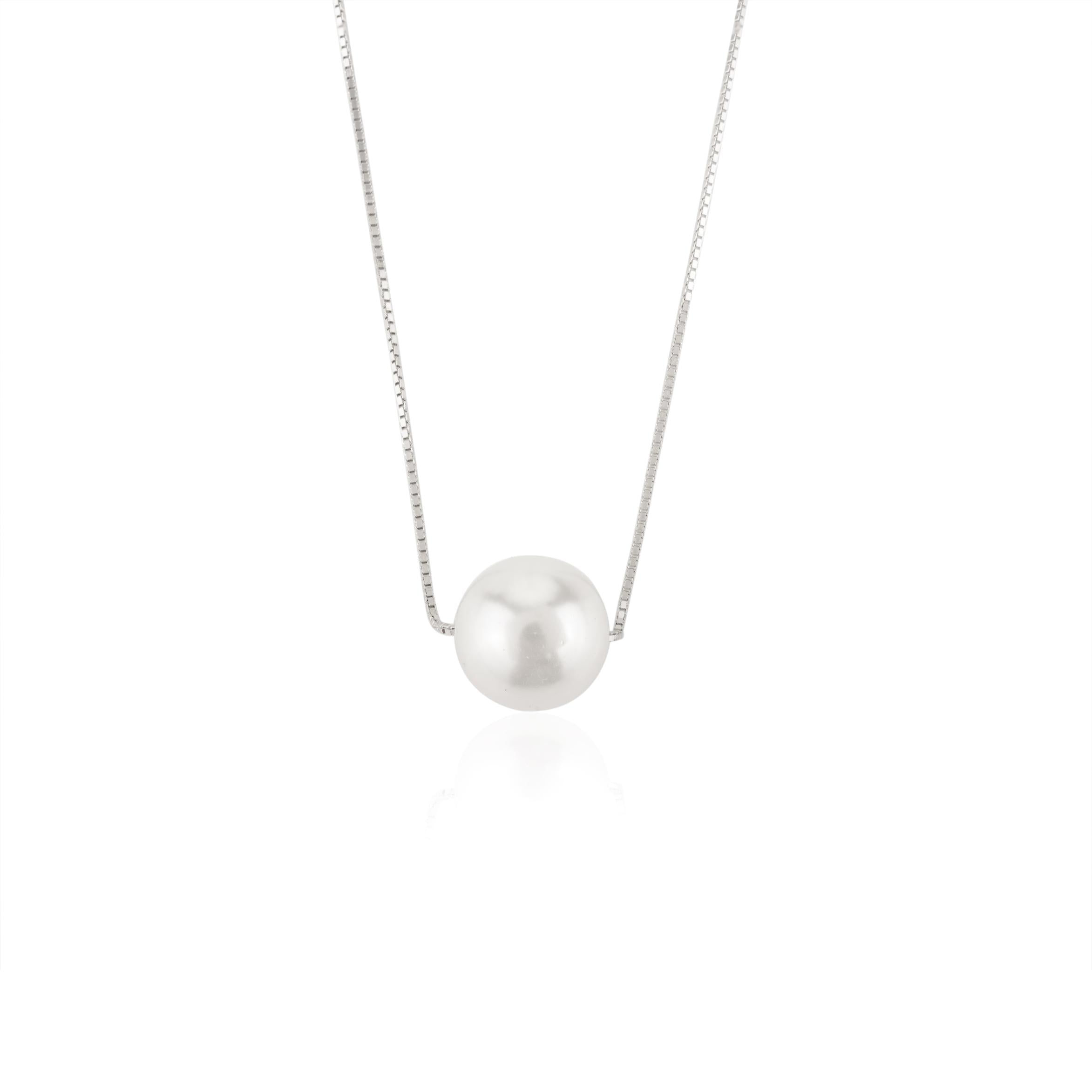 Freshwater Pearl Silver Necklace