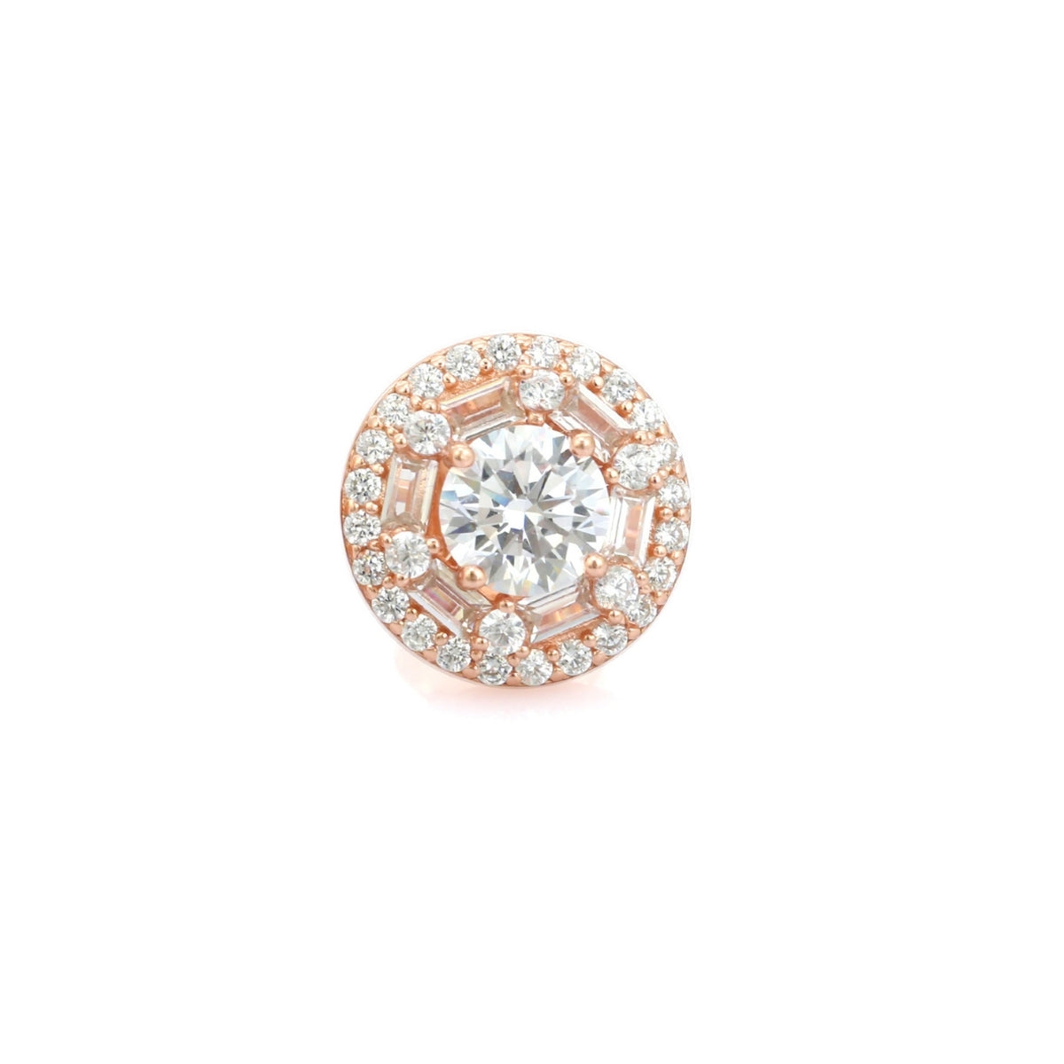 925 Silver CZ Diamond Earrings for Women