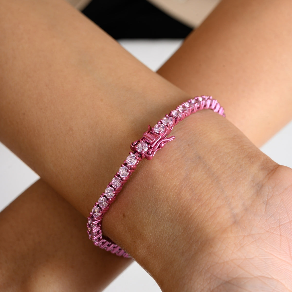 925 Silver CZ Diamond Tennis Bracelet