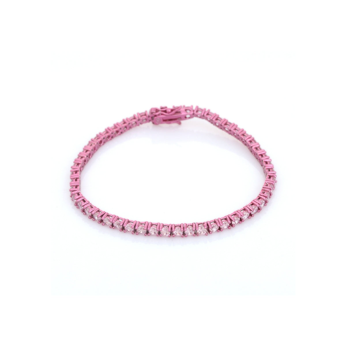 925 Silver CZ Diamond Tennis Bracelet