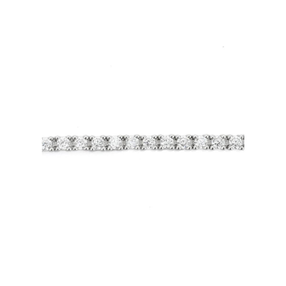 925 Silver CZ Diamond Tennis Bracelet for women