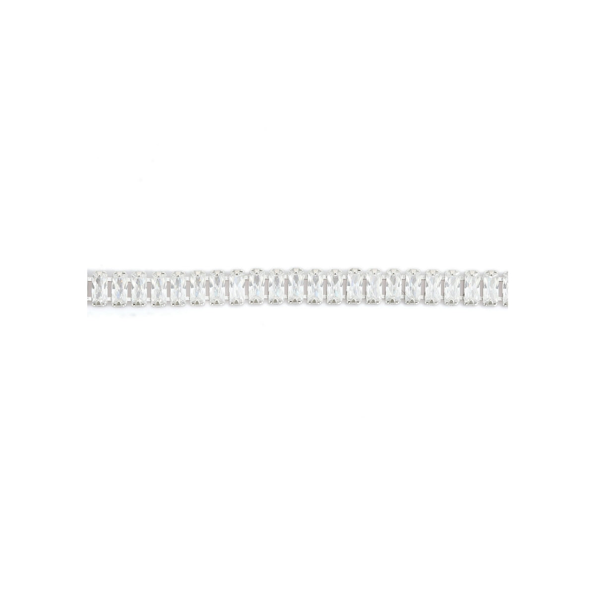 925 Silver White Gold Tennis Bracelet for Women