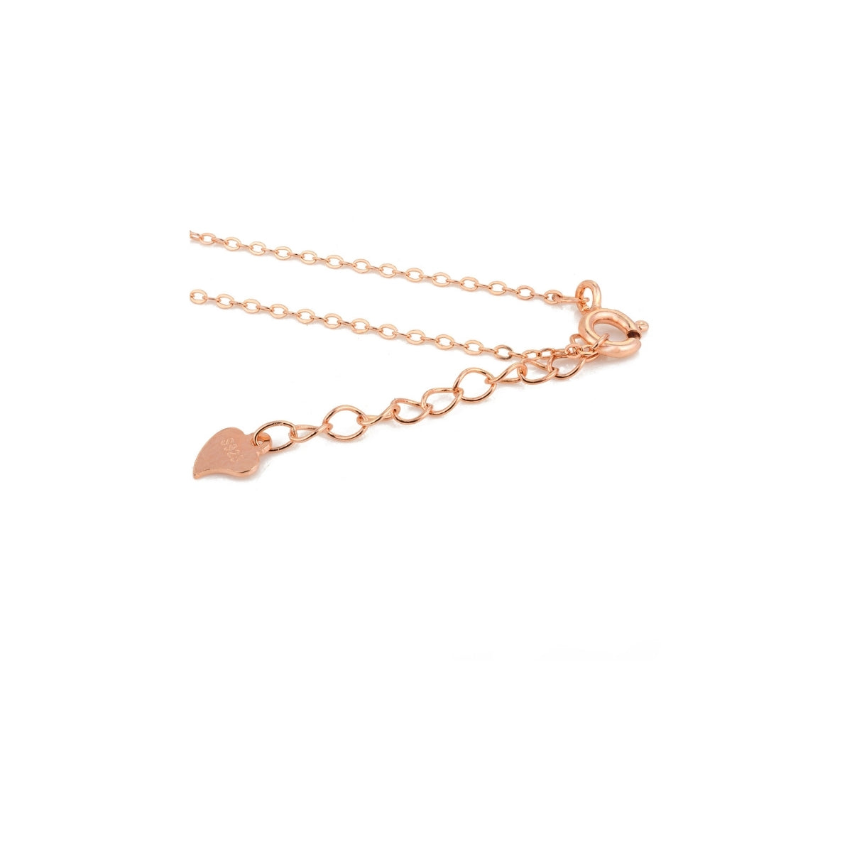 Rose Gold Evil Eye Pendant Necklace