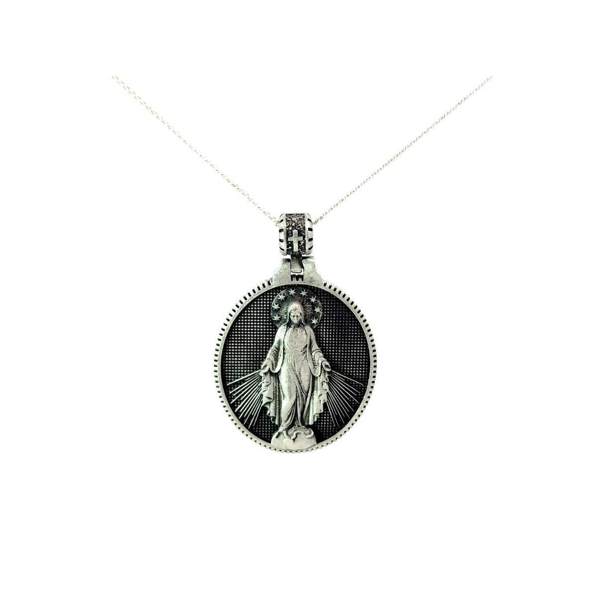 Vintage Miraculous Medal Pendant