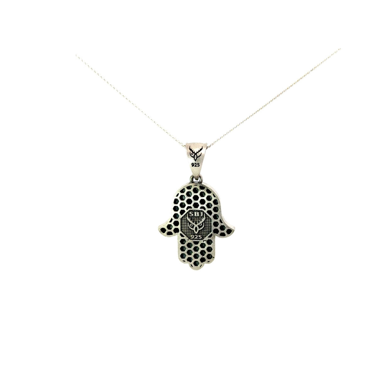 Hamsa Hand Evil Eye Pendant