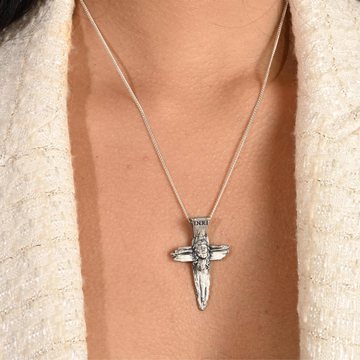 Jesus Cross Pendant Charm