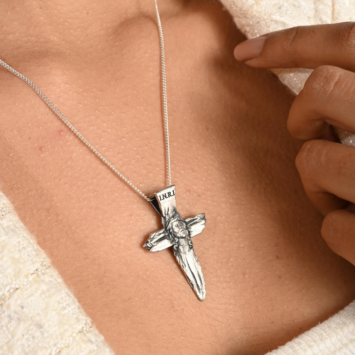 Jesus Cross Pendant Charm