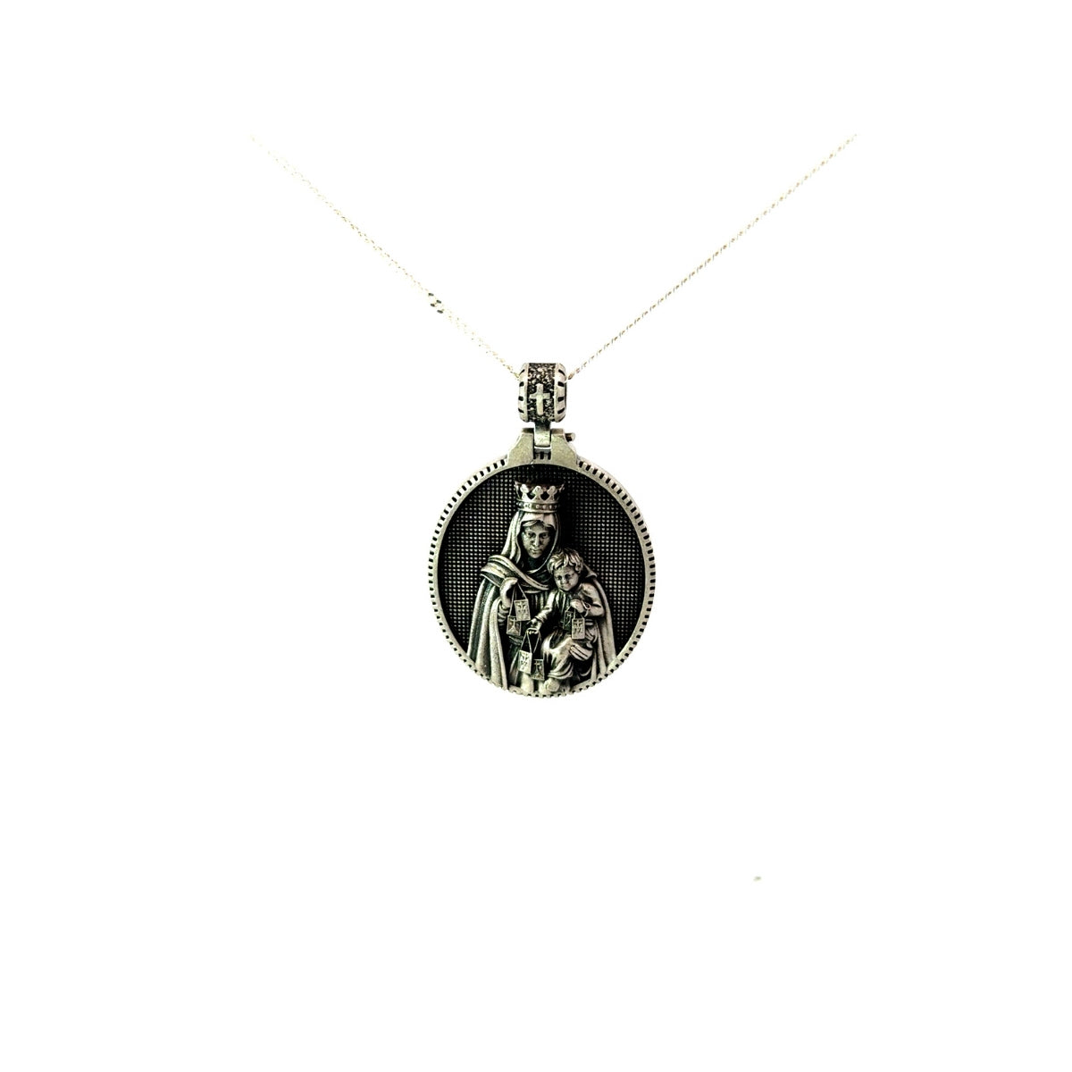 Virgin of Carmel Antique Pendant