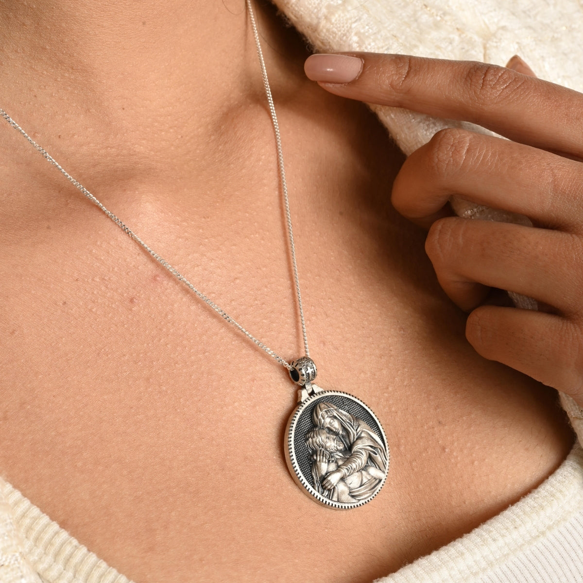 Mary & Jesus Pendant Charm
