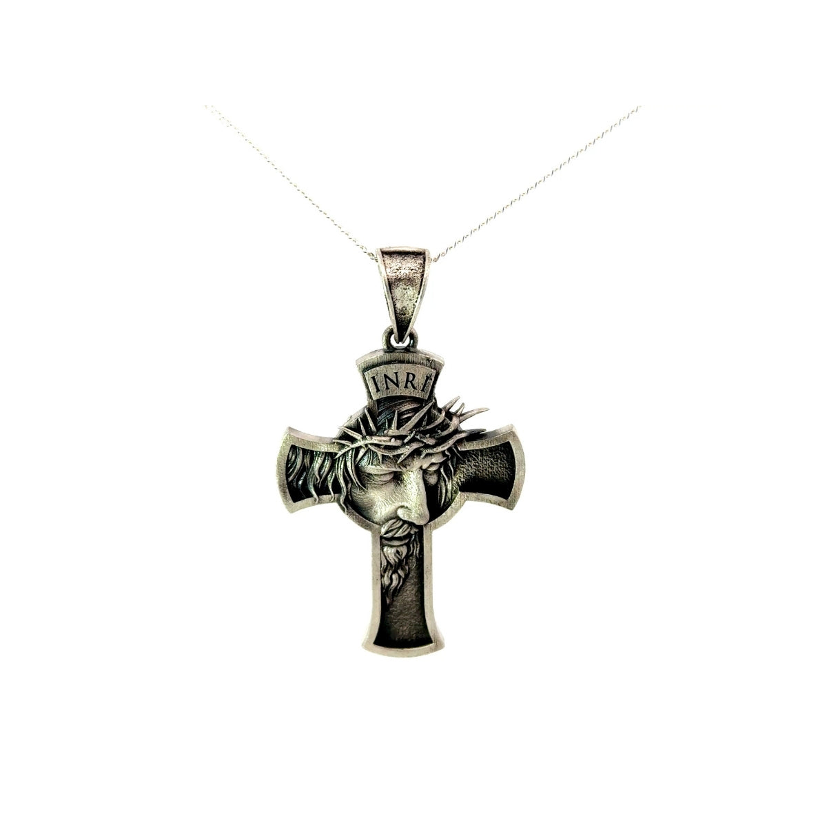 Crown of Thorns Cross Pendant