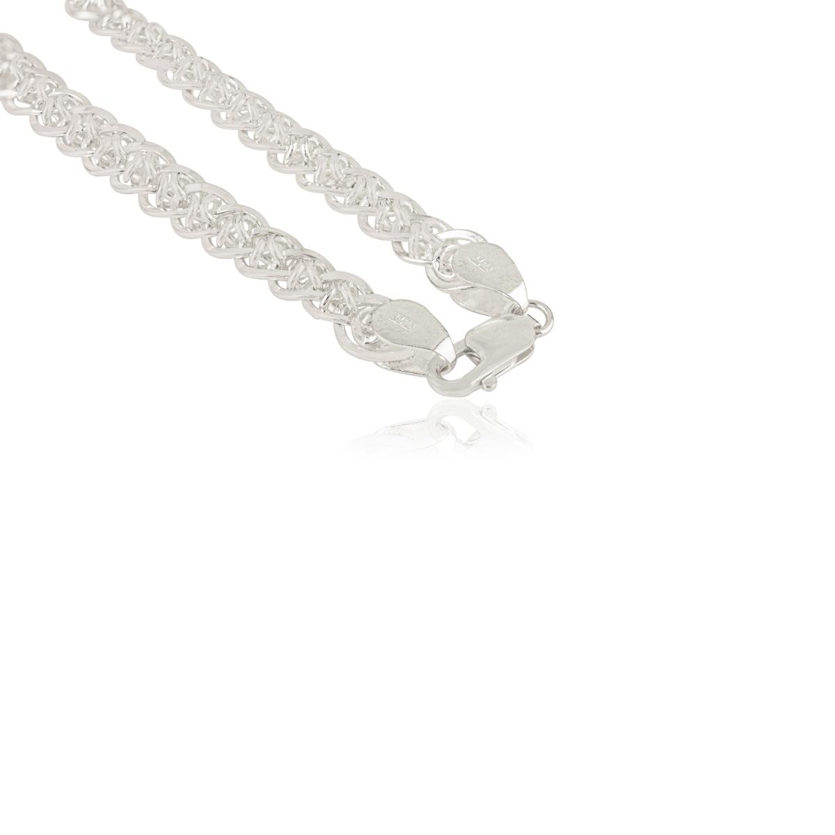Heavy Sterling Silver Woven/Braided Unisex Chain Necklace