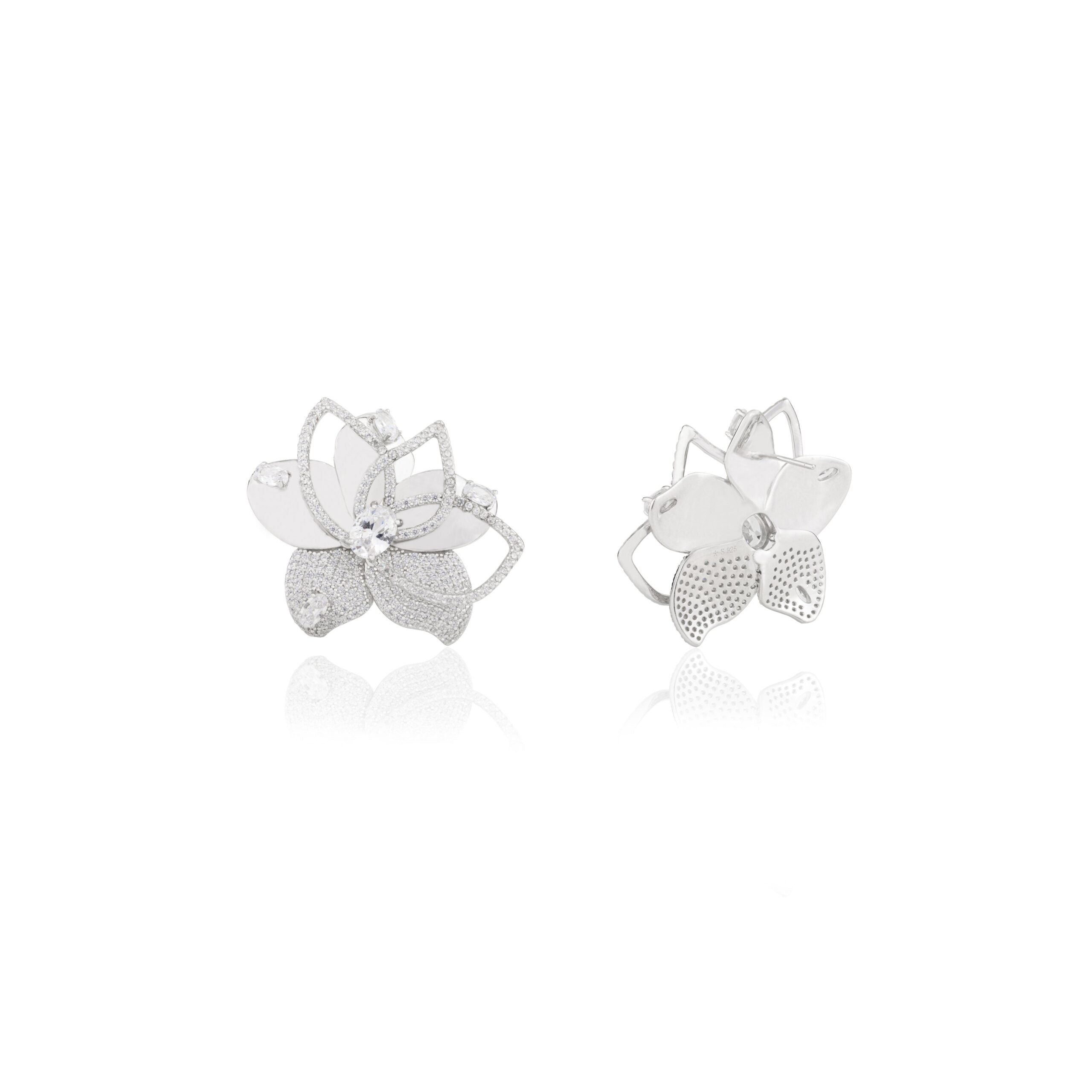 Elegant Floral Shape Design Party wear Statement Studs