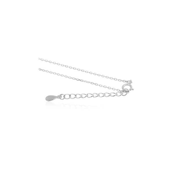 925 Silver Dainty Cz Diamond Necklace for Women