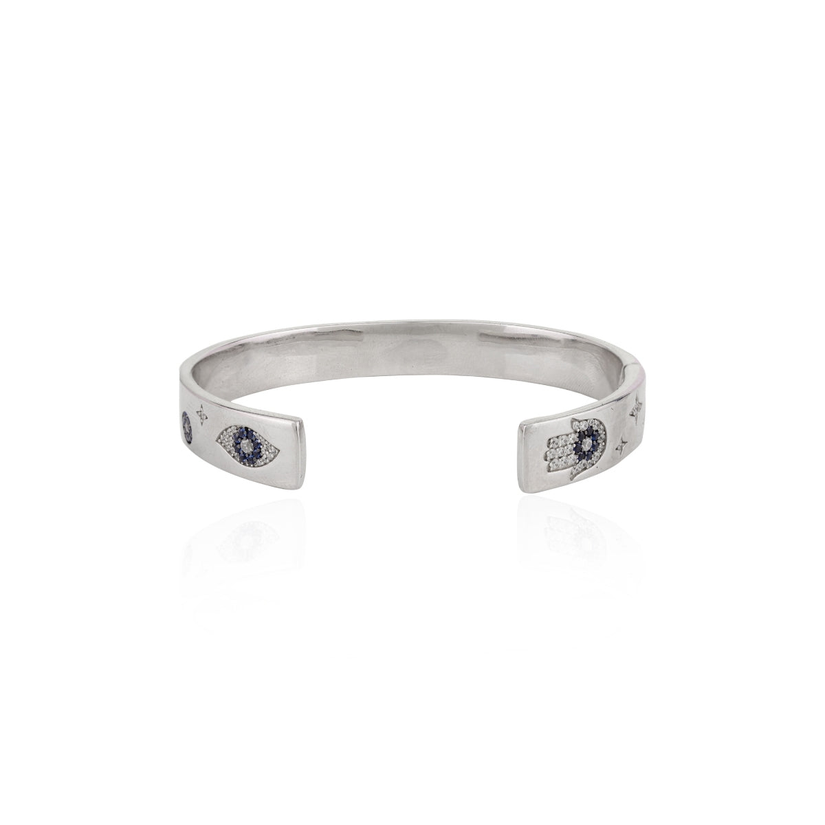 925 Silver Adjustable Kada Bangle for Women