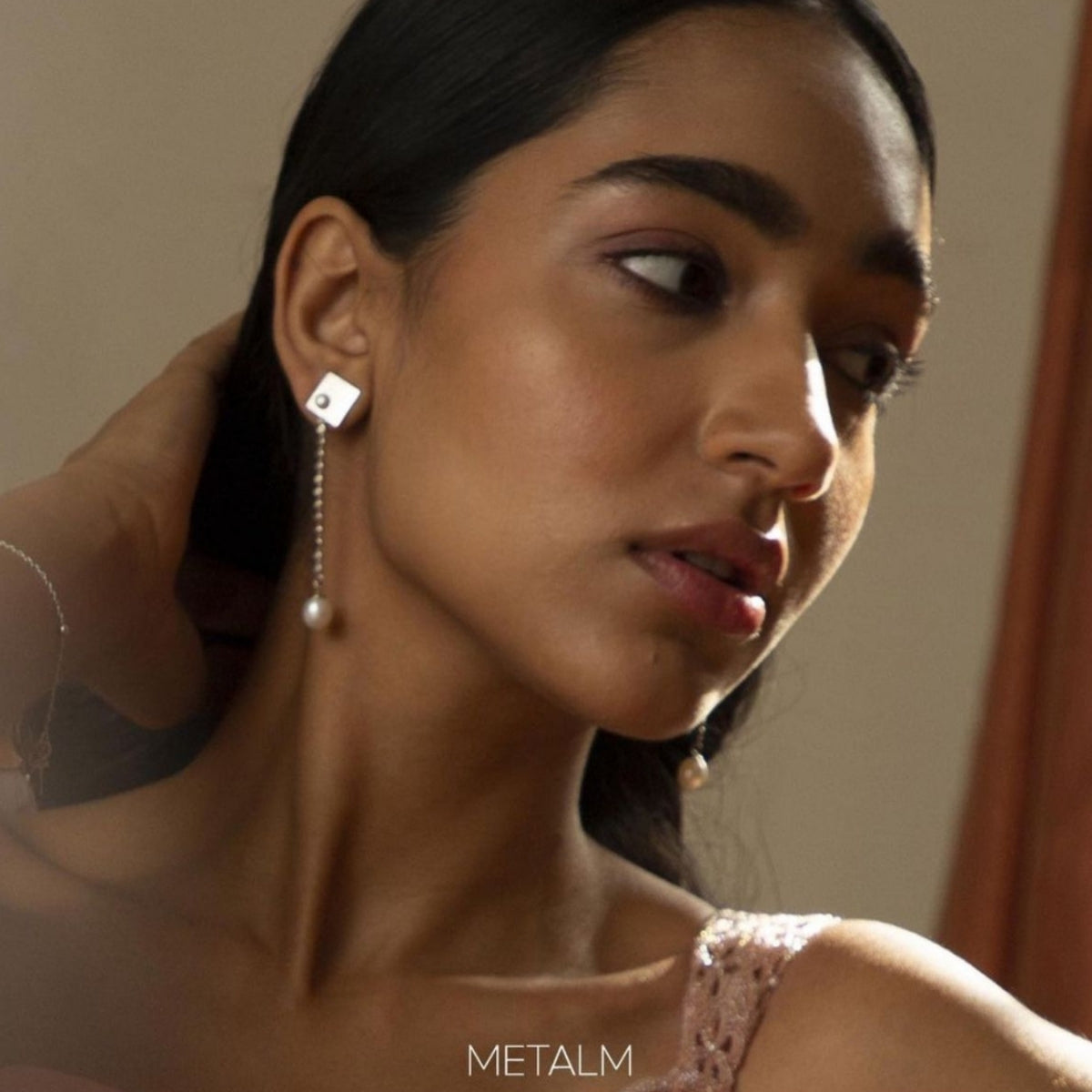 925 Silver Pearl Drop Earrings