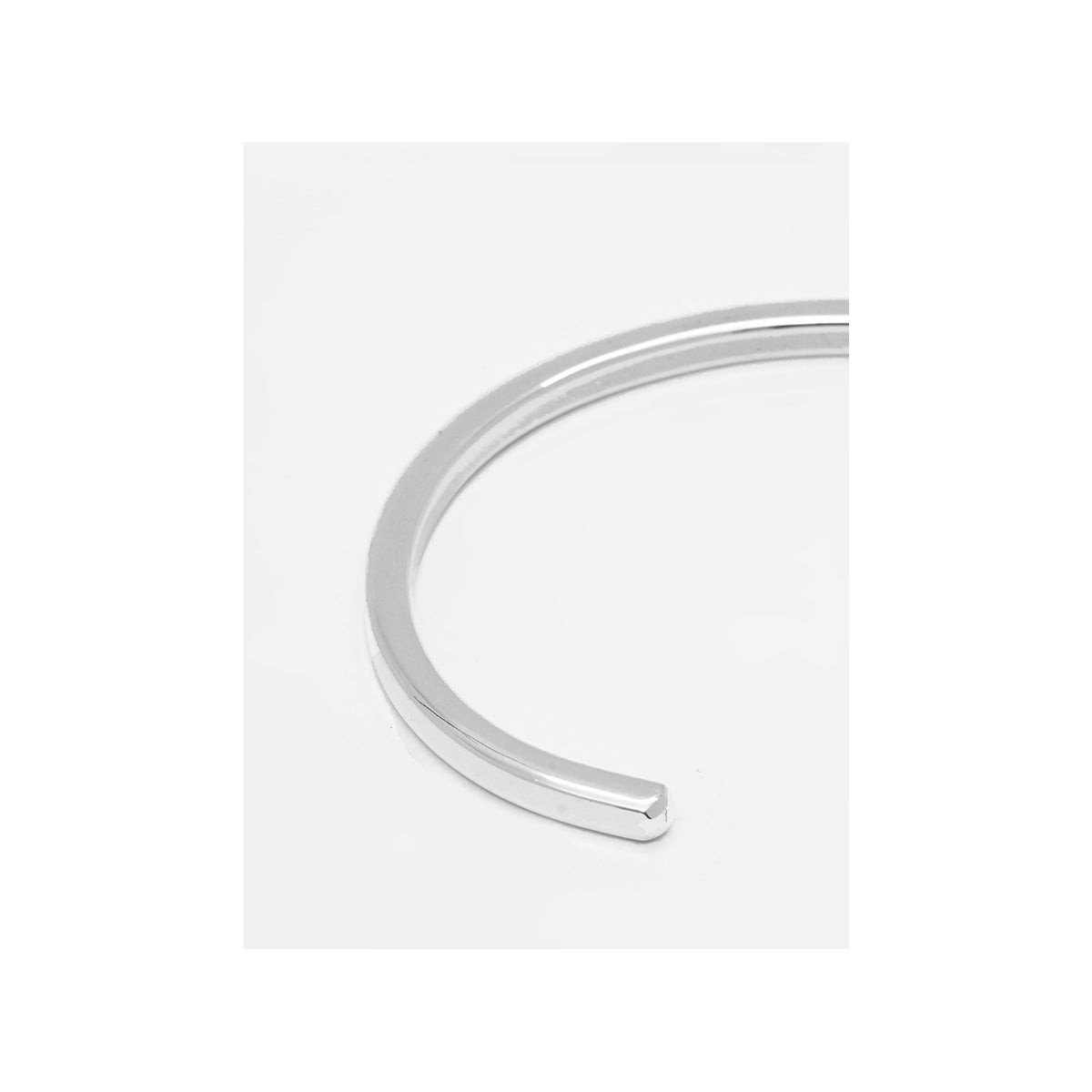 925 Silver Solid Cuff Bangle for Women