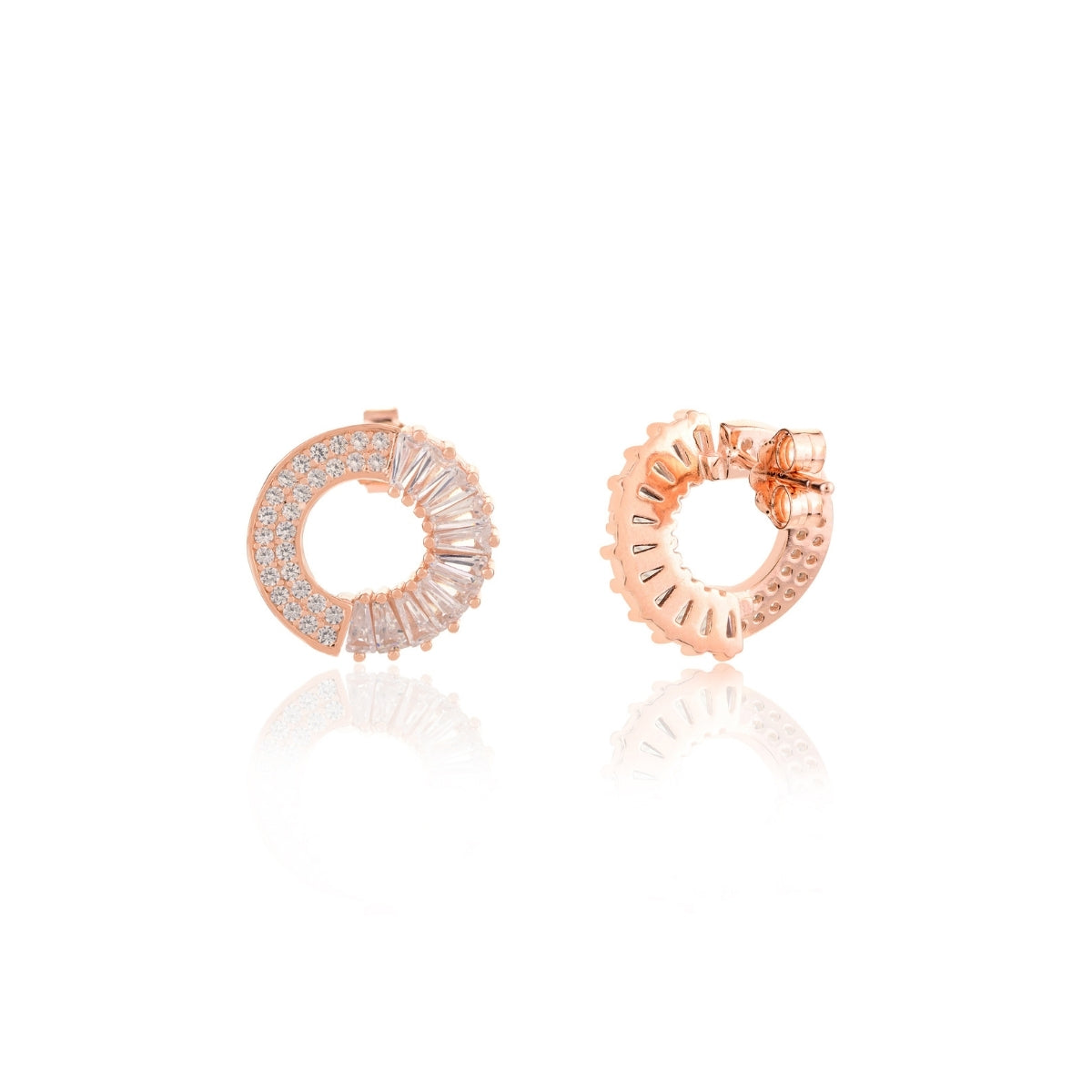 Irregular Circle Stud Earrings